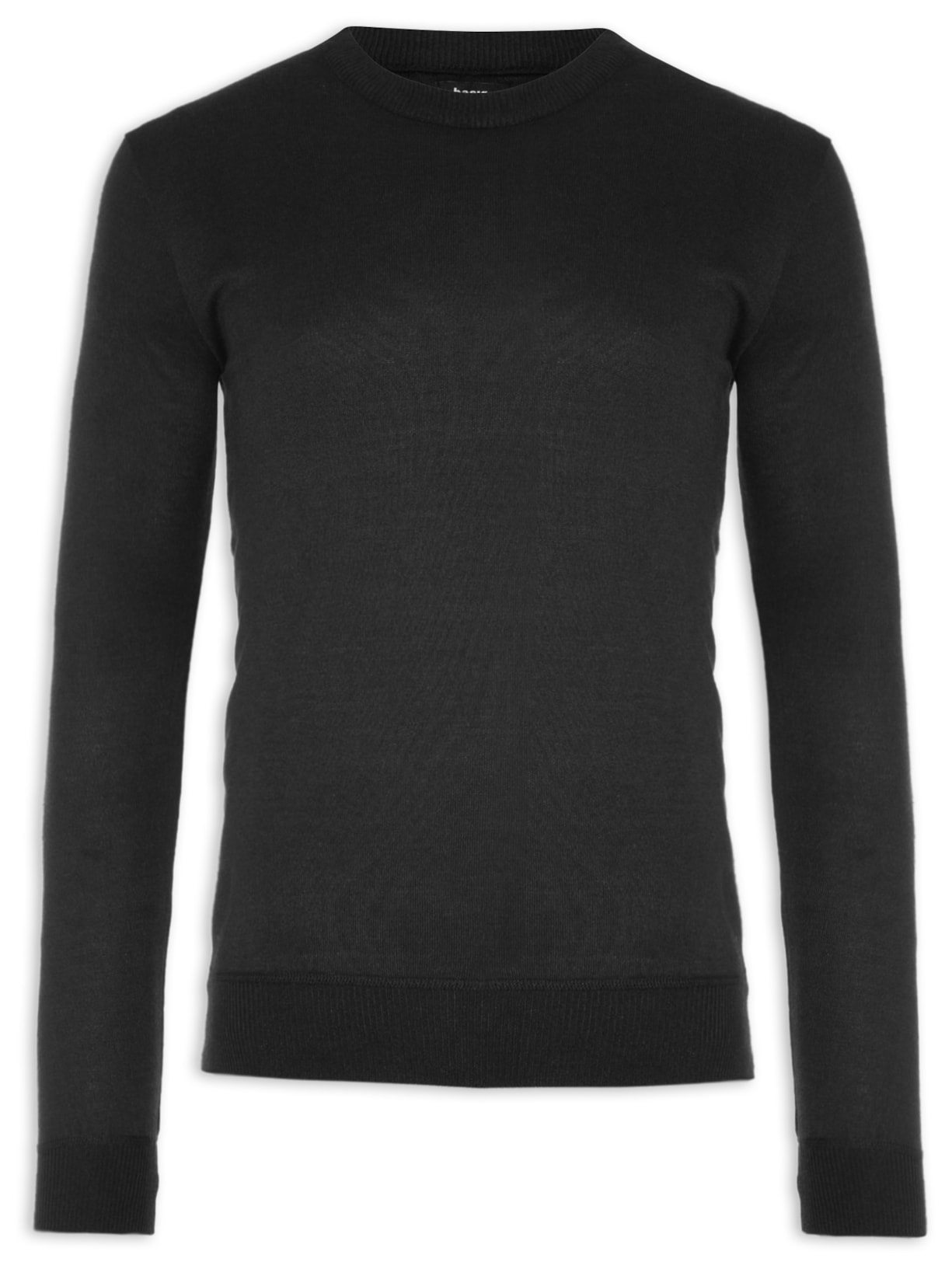 Suéter Masculino Gola Careca - Preto