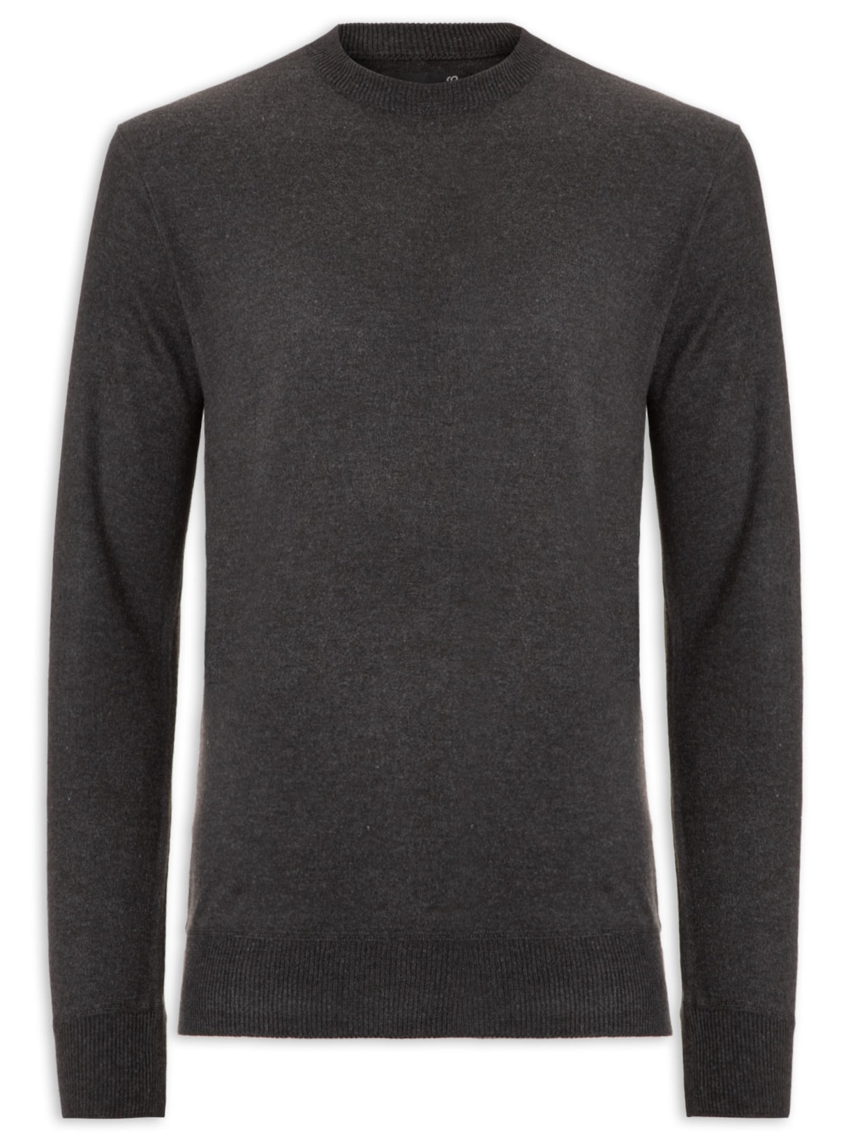 Suéter Masculino Gola Careca - Preto