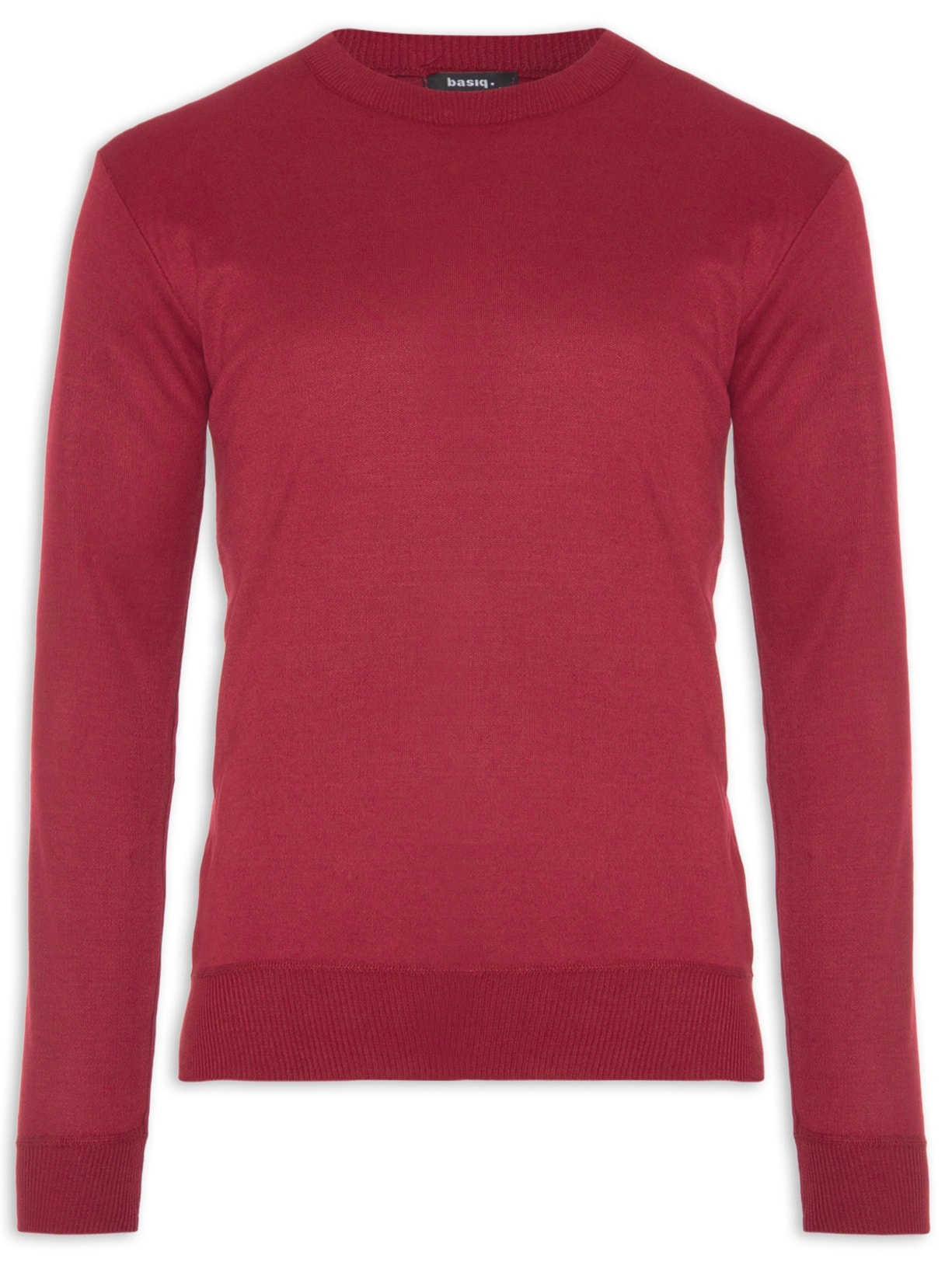 Suéter Masculino Gola Careca - Vinho