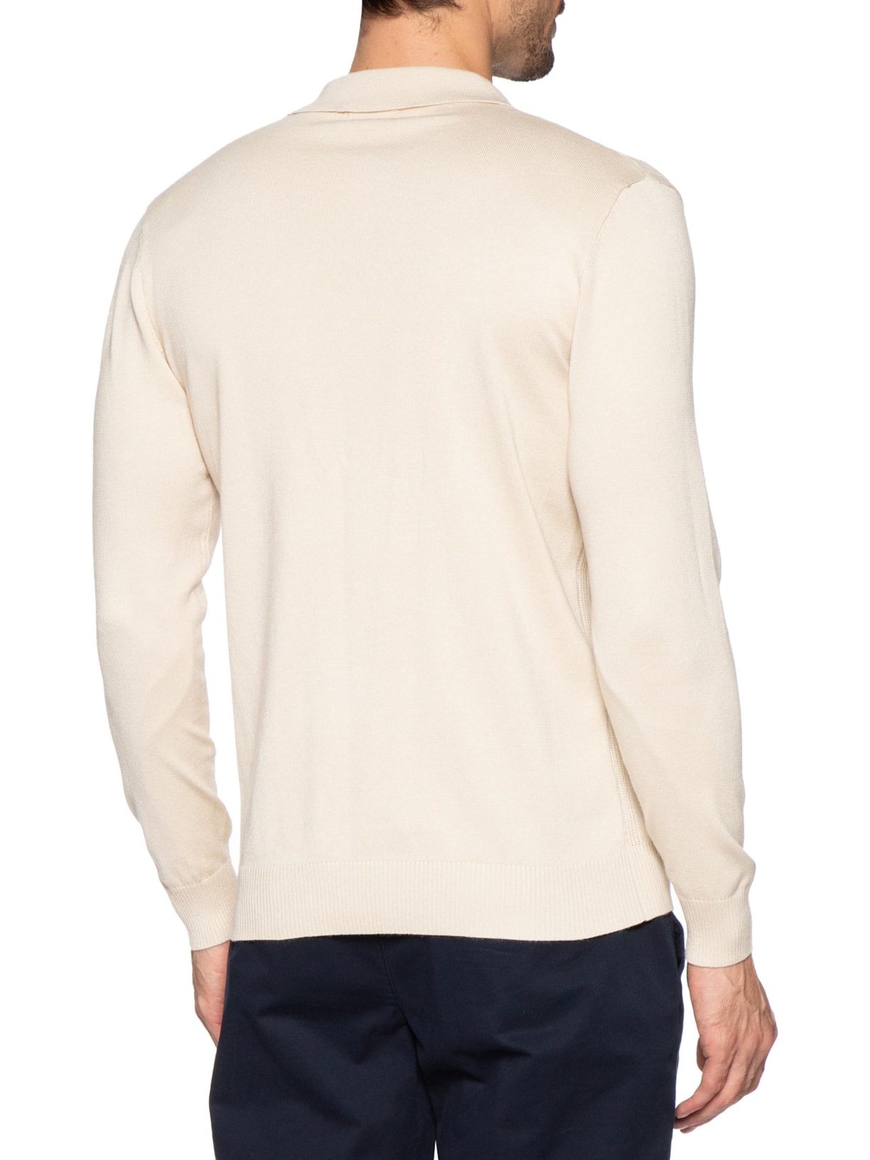 Suéter Masculino Gola Colombiana Off White '2 Essential
