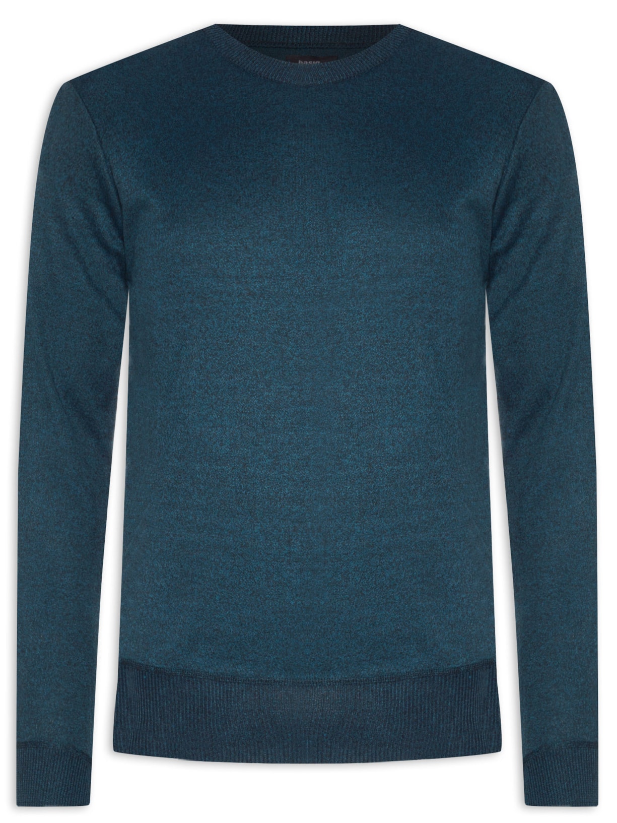 Suéter Masculino Gola Redonda Básico Colors - Azul