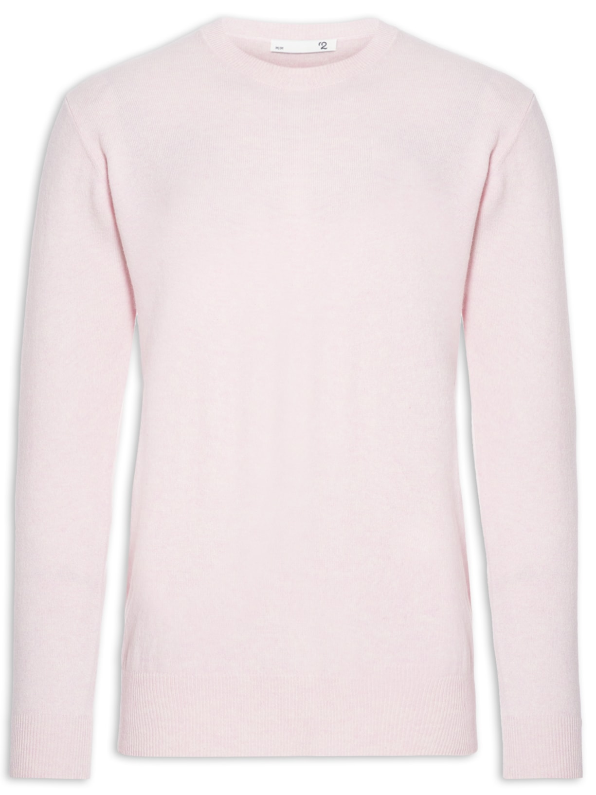 Suéter Masculino Gola Redonda Cashmere - Rosa