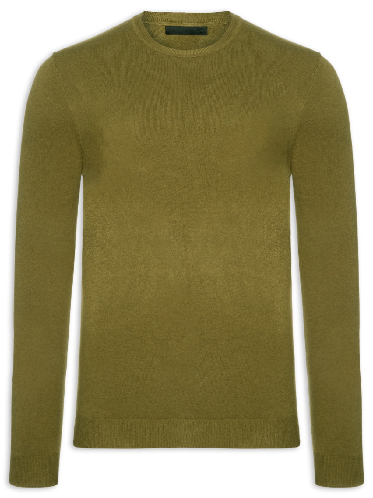 Suéter Masculino Gola Redonda Toque Macio - Verde