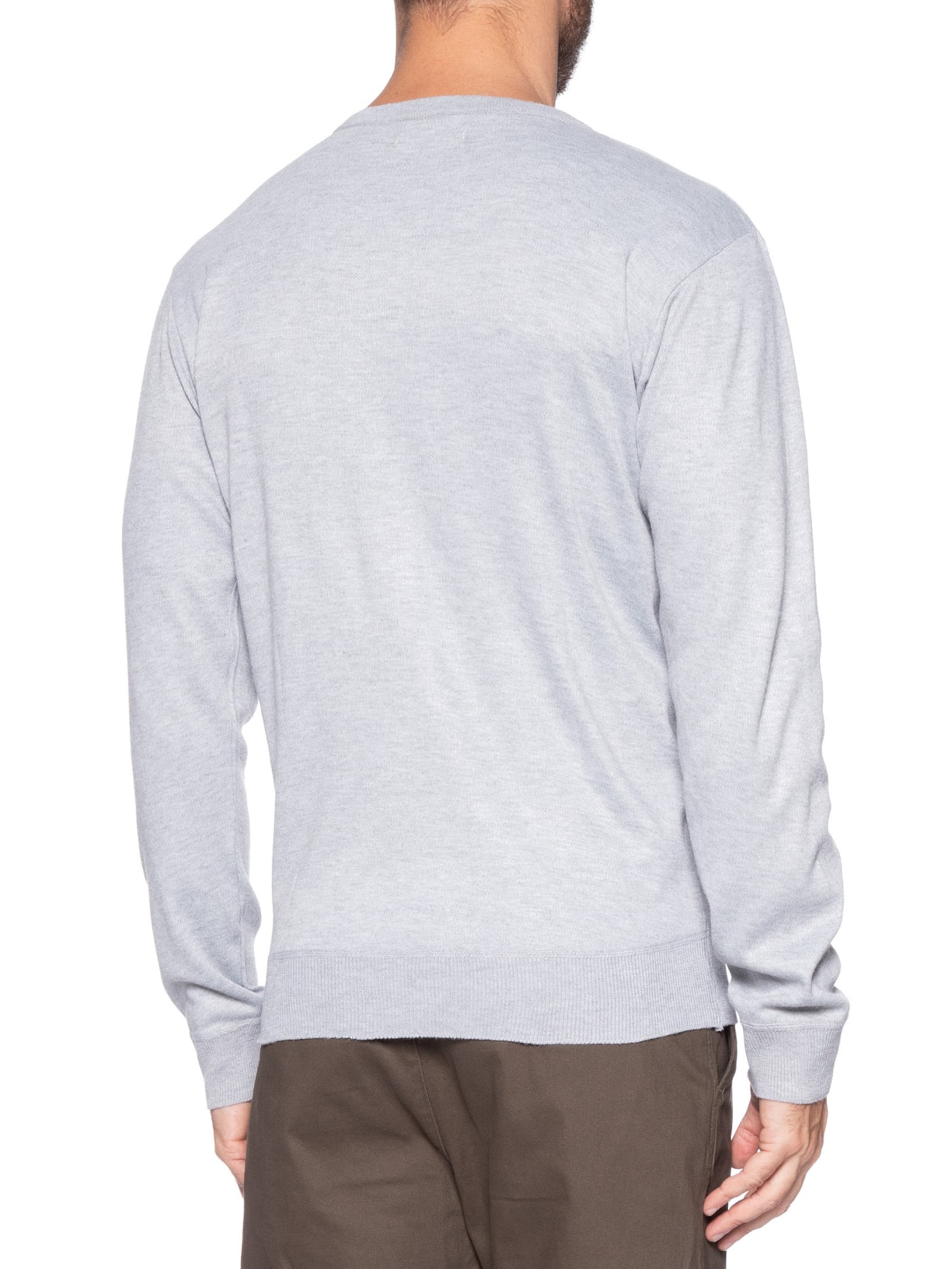 Suéter Masculino Gola V Cinza '2 Essential