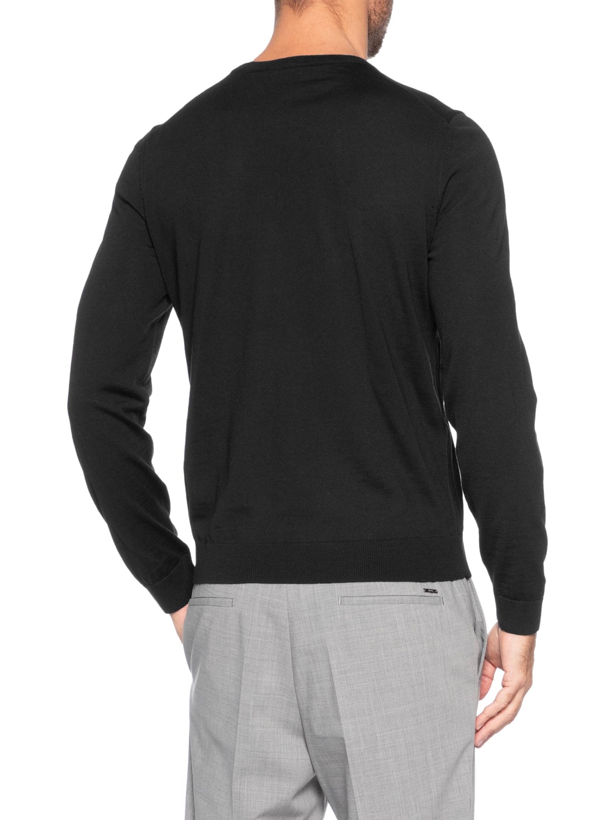 Suéter Masculino Leno P Preto Boss