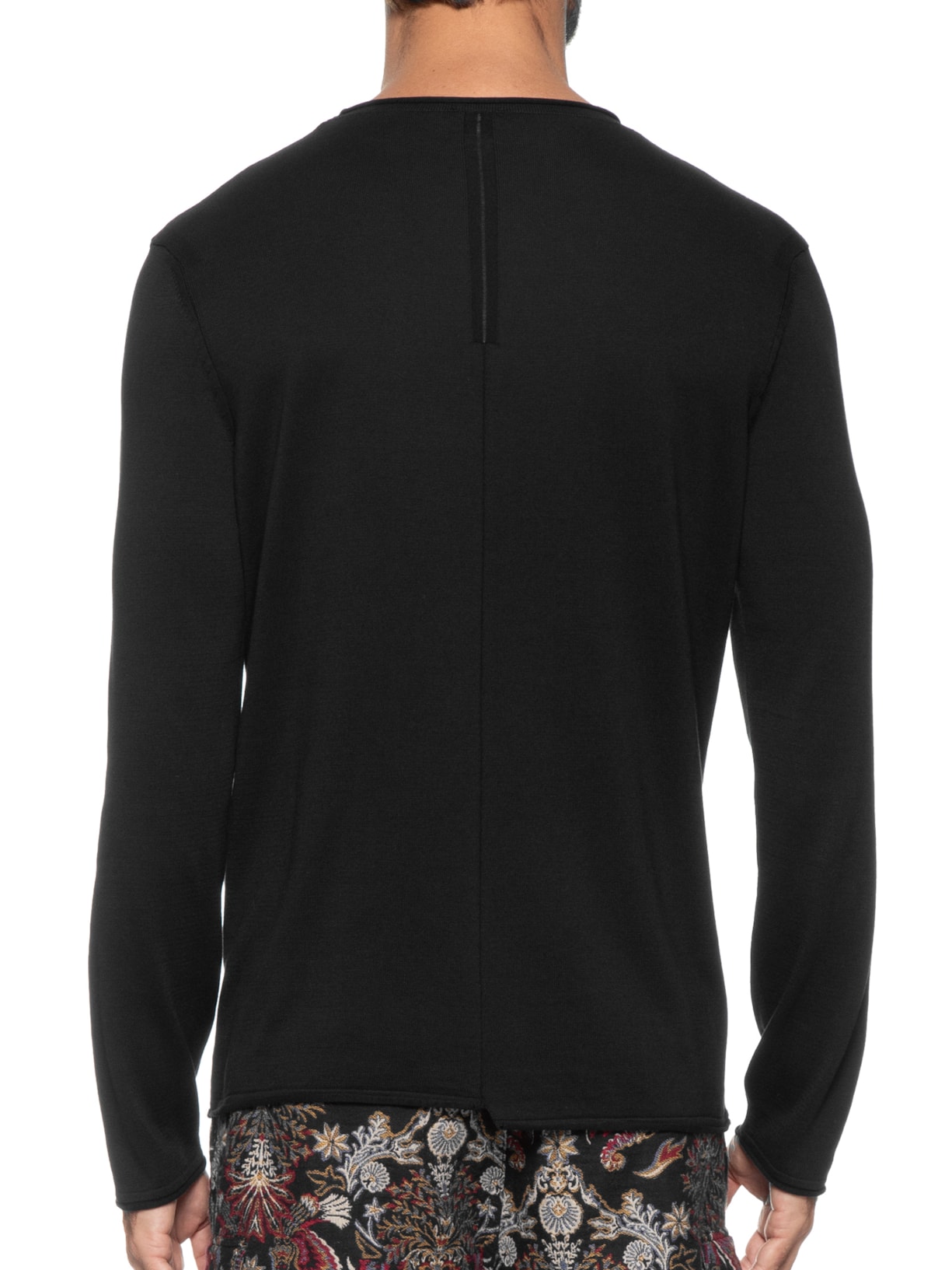 Suéter Masculino Manga Longa Soft Cotton Preto Osklen