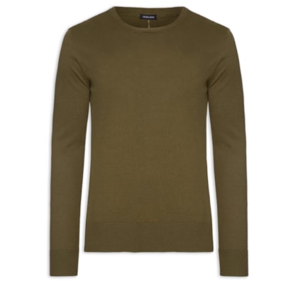 Suéter Masculino Masculino Tricô Classic Cotton II -   Marrom