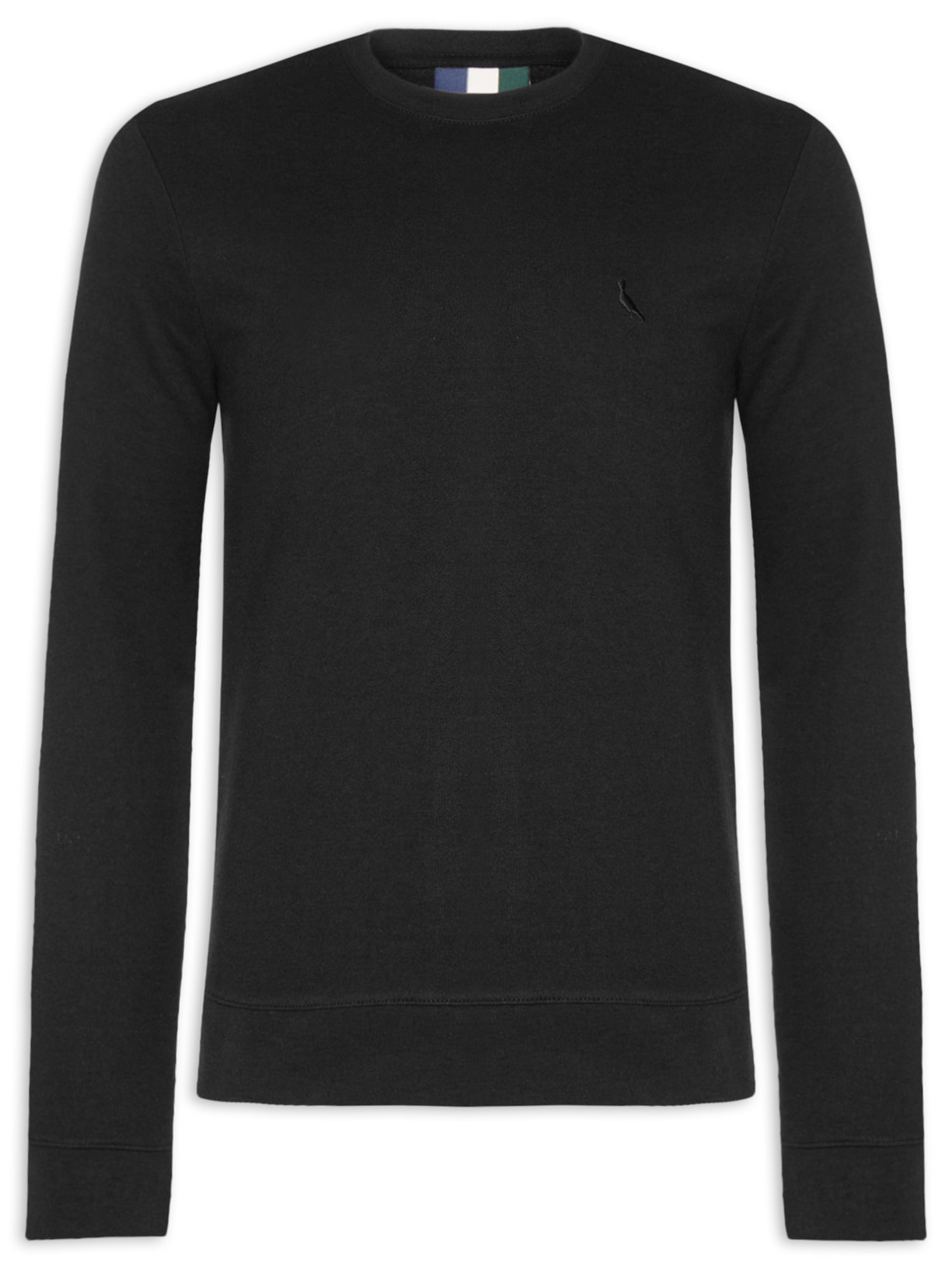 Suéter Masculino Moletom Básico New - Preto