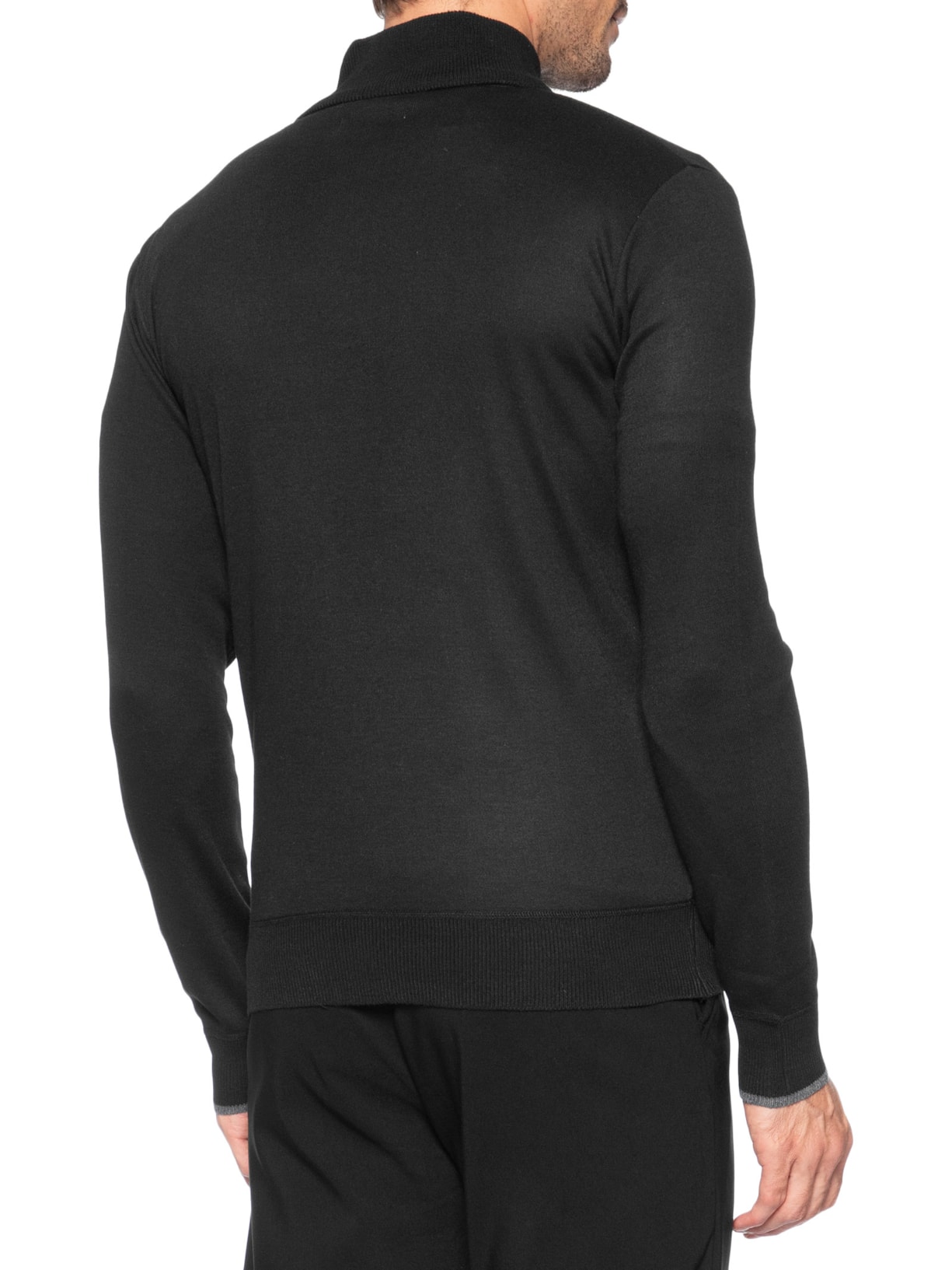 Suéter Masculino Natura Drape Preto '2 Essential