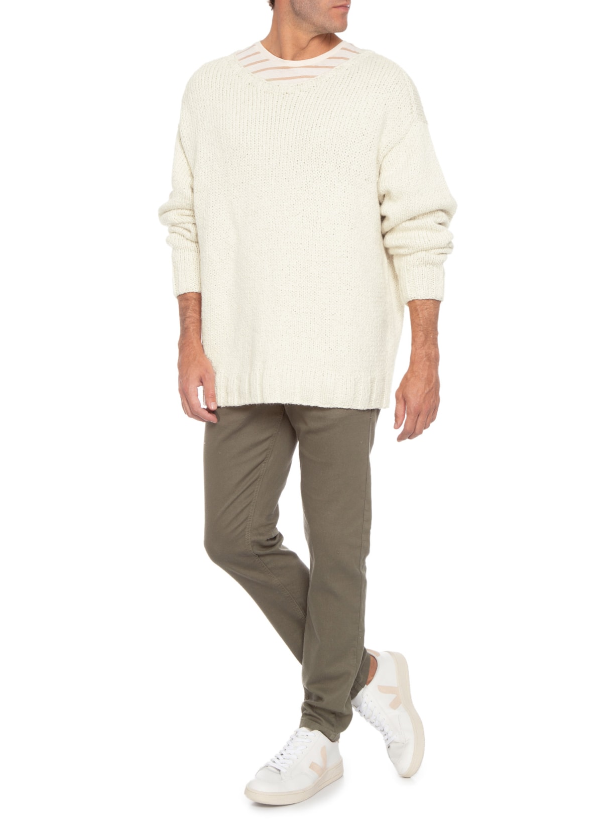 Suéter Masculino Organic Off White Osklen