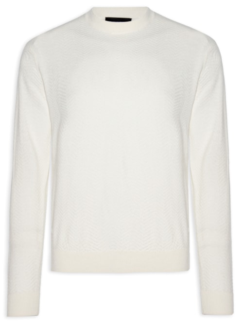 Suéter Masculino Pullover - Branco