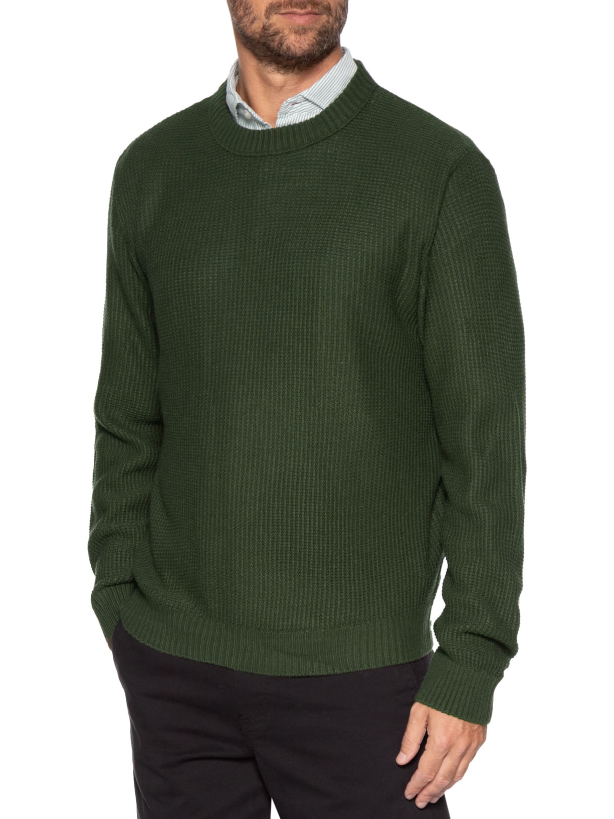 Suéter Masculino Roy Gola Careca Tricot Marrom Jack & Jones