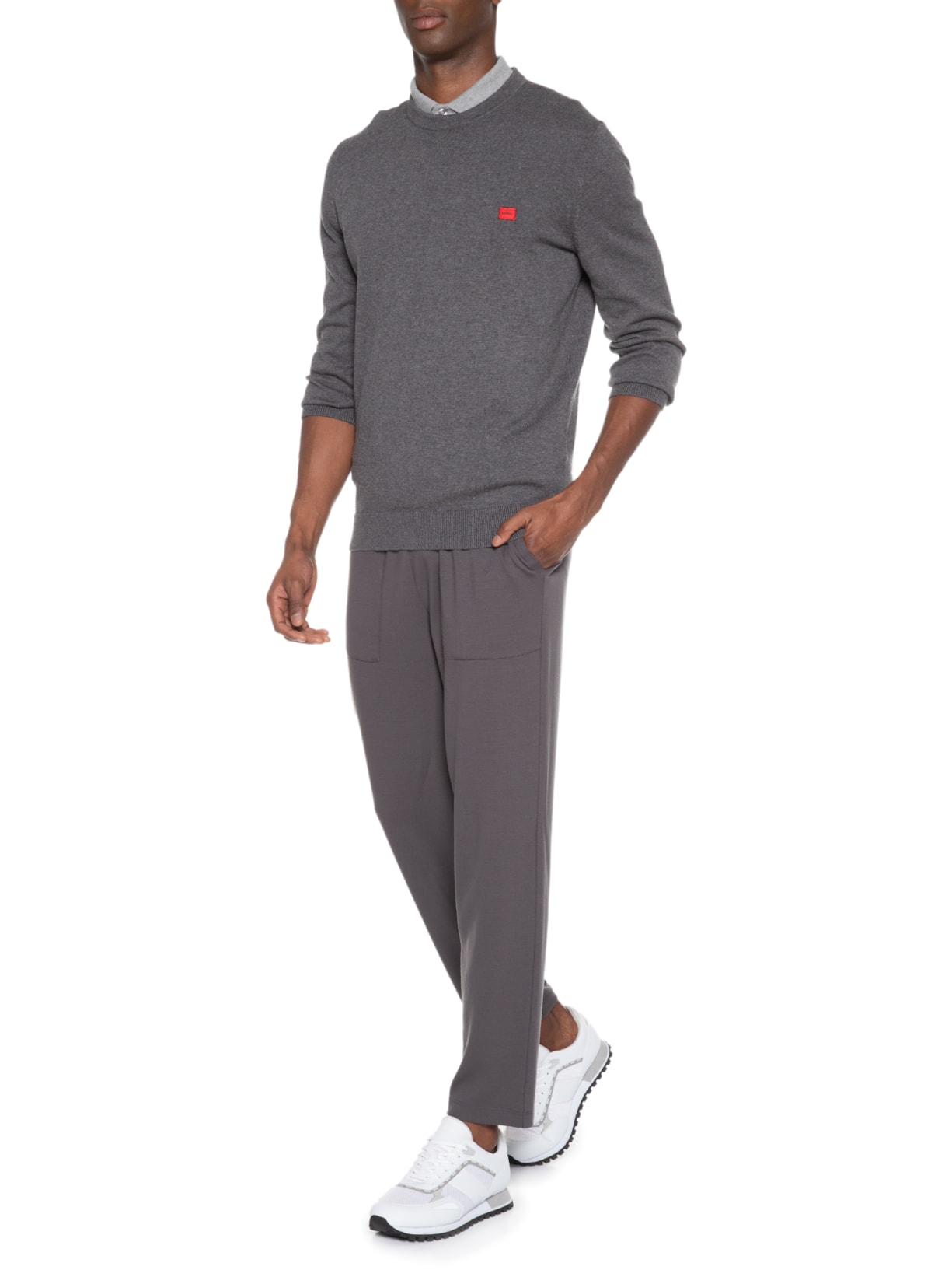 Suéter Masculino San Cassius Cinza Hugo