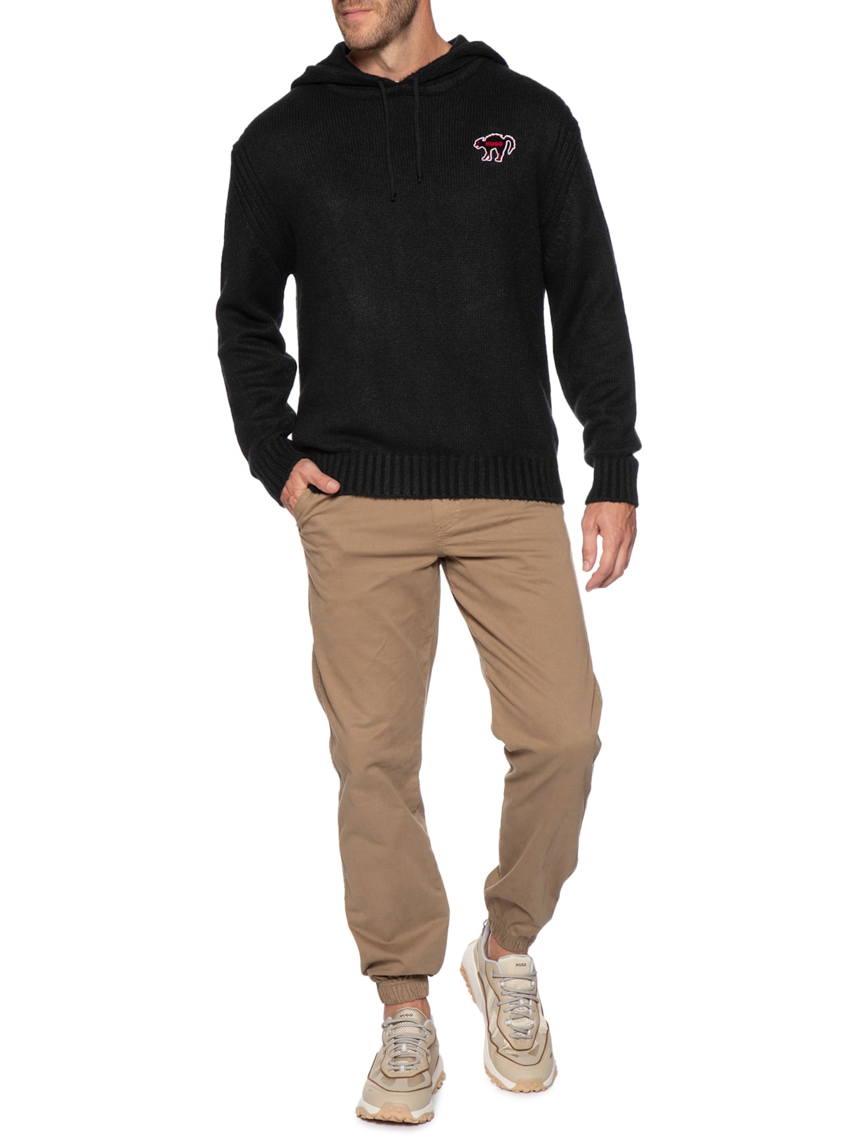 Suéter Masculino Scuud Preto Hugo