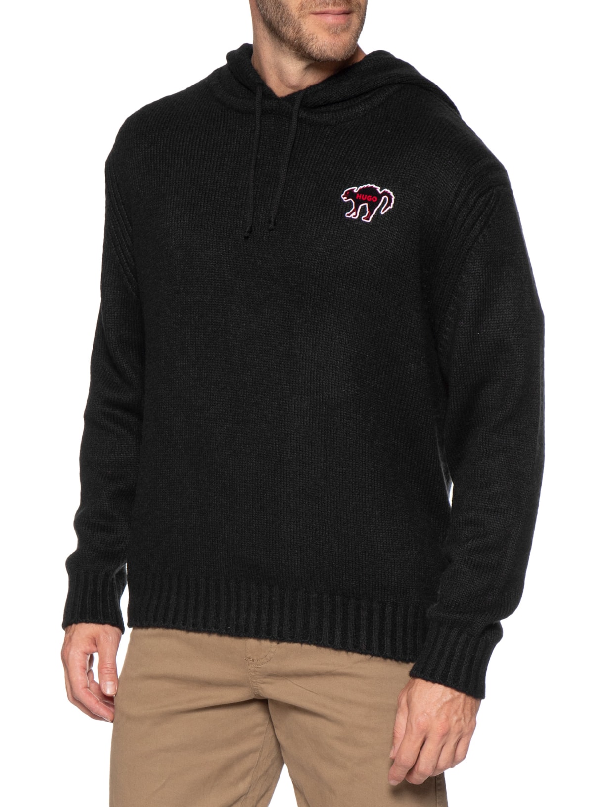 Suéter Masculino Scuud Preto Hugo