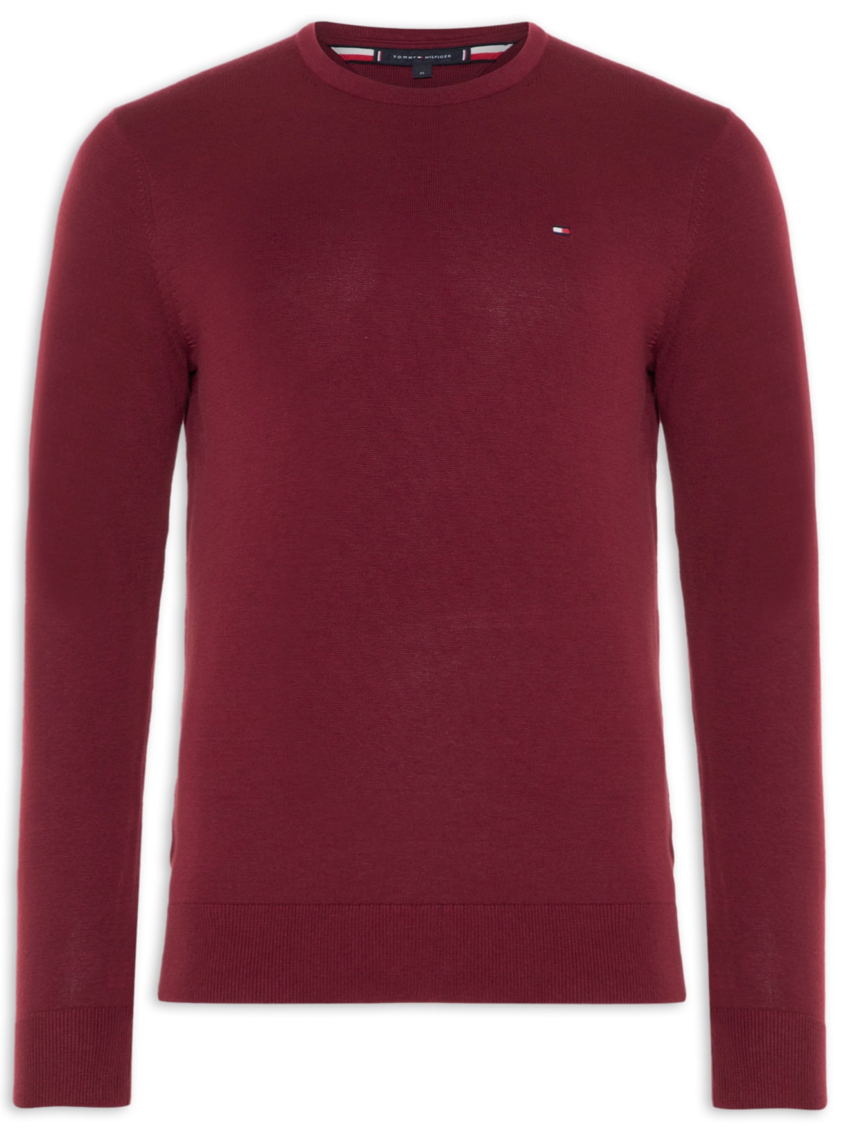 Suéter Masculino Signature Crew Neck - Vinho