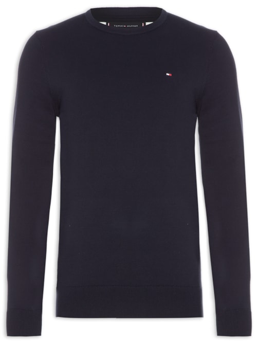 Suéter Masculino Signature Crewneck - Azul