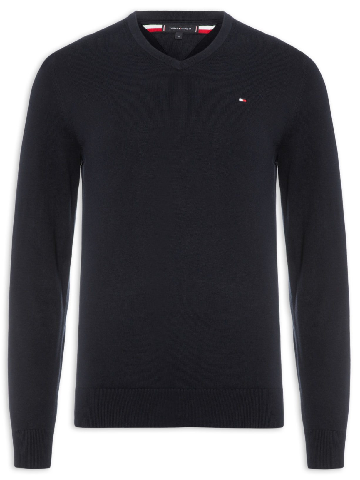 Suéter Masculino Signature V Neck - Azul