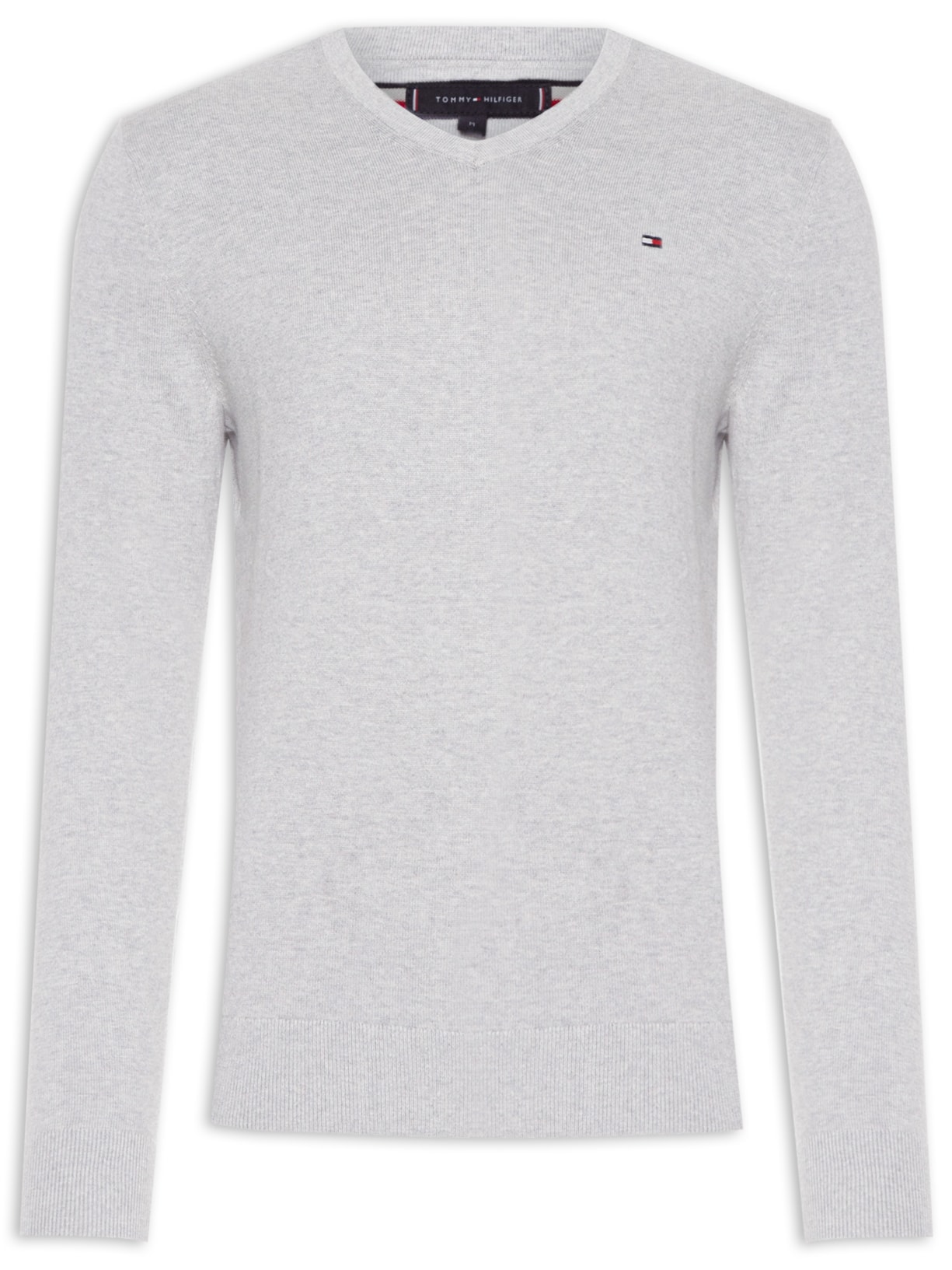 Suéter Masculino Signature Vneck - Cinza