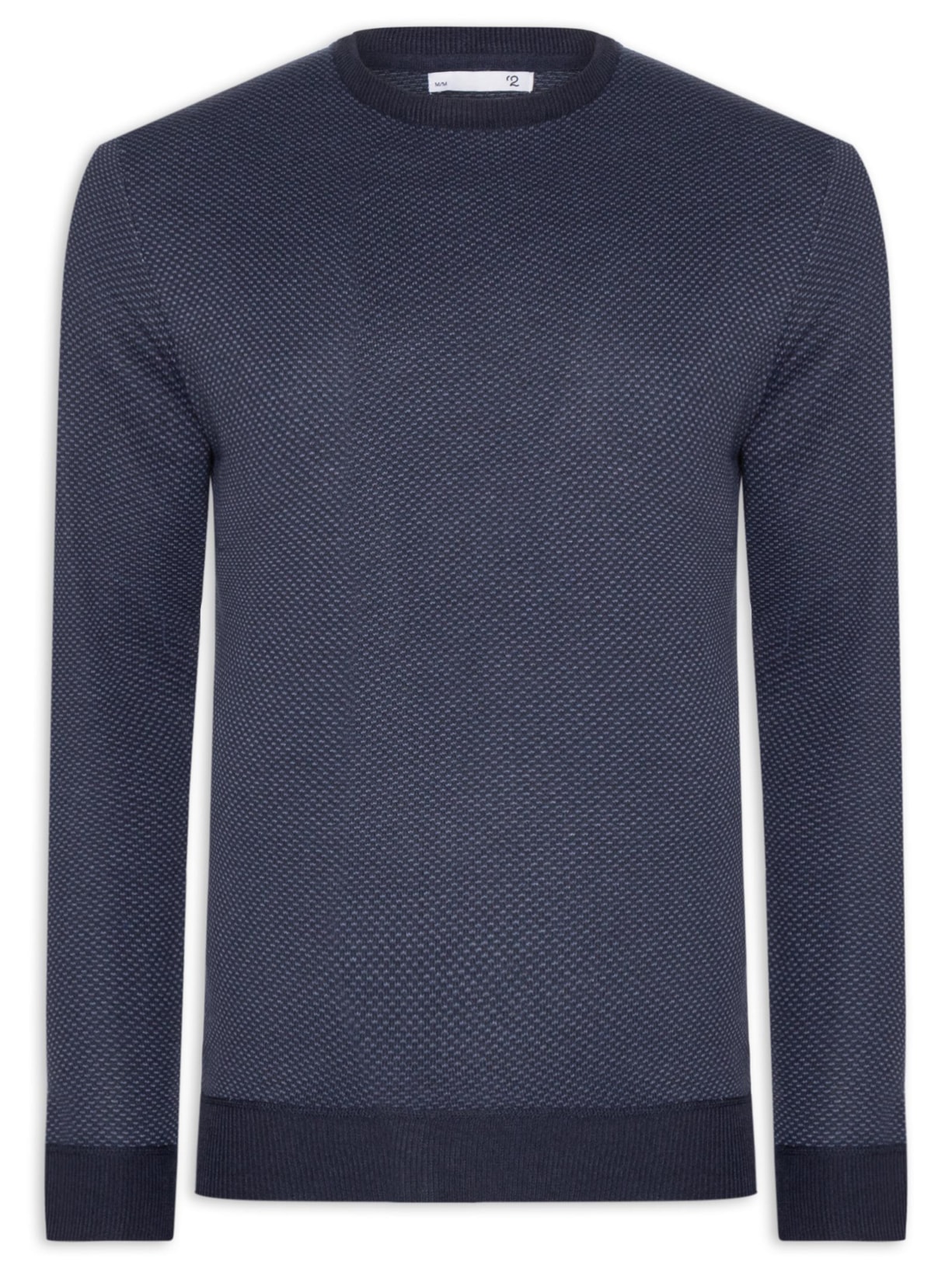 Suéter Masculino Textura Casa De Abelha Azul '2 Essential