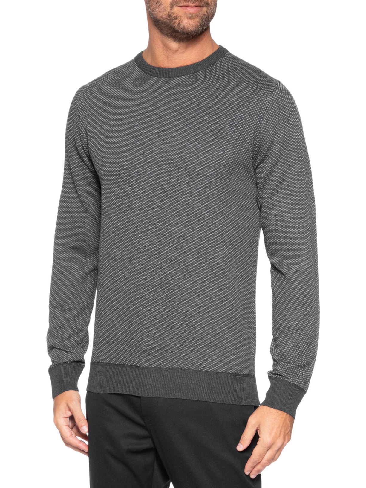 Suéter Masculino Textura Casa De Abelha Preto '2 Essential