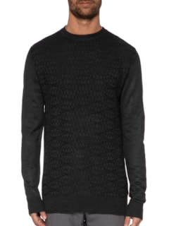 Suéter Masculino Textura - Preto by '2 ESSENTIAL