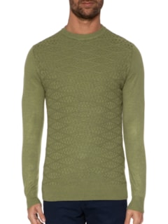 Suéter Masculino Textura - Verde by '2 ESSENTIAL