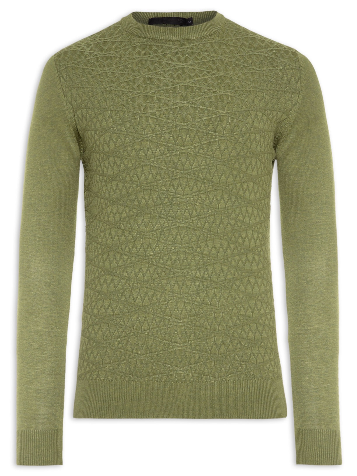 Suéter Masculino Textura - Verde