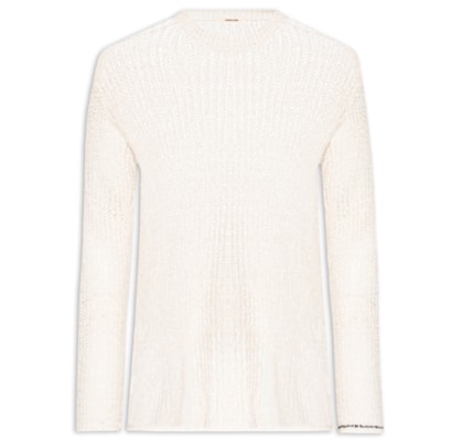 Suéter Masculino Tricot Balneário - Branco