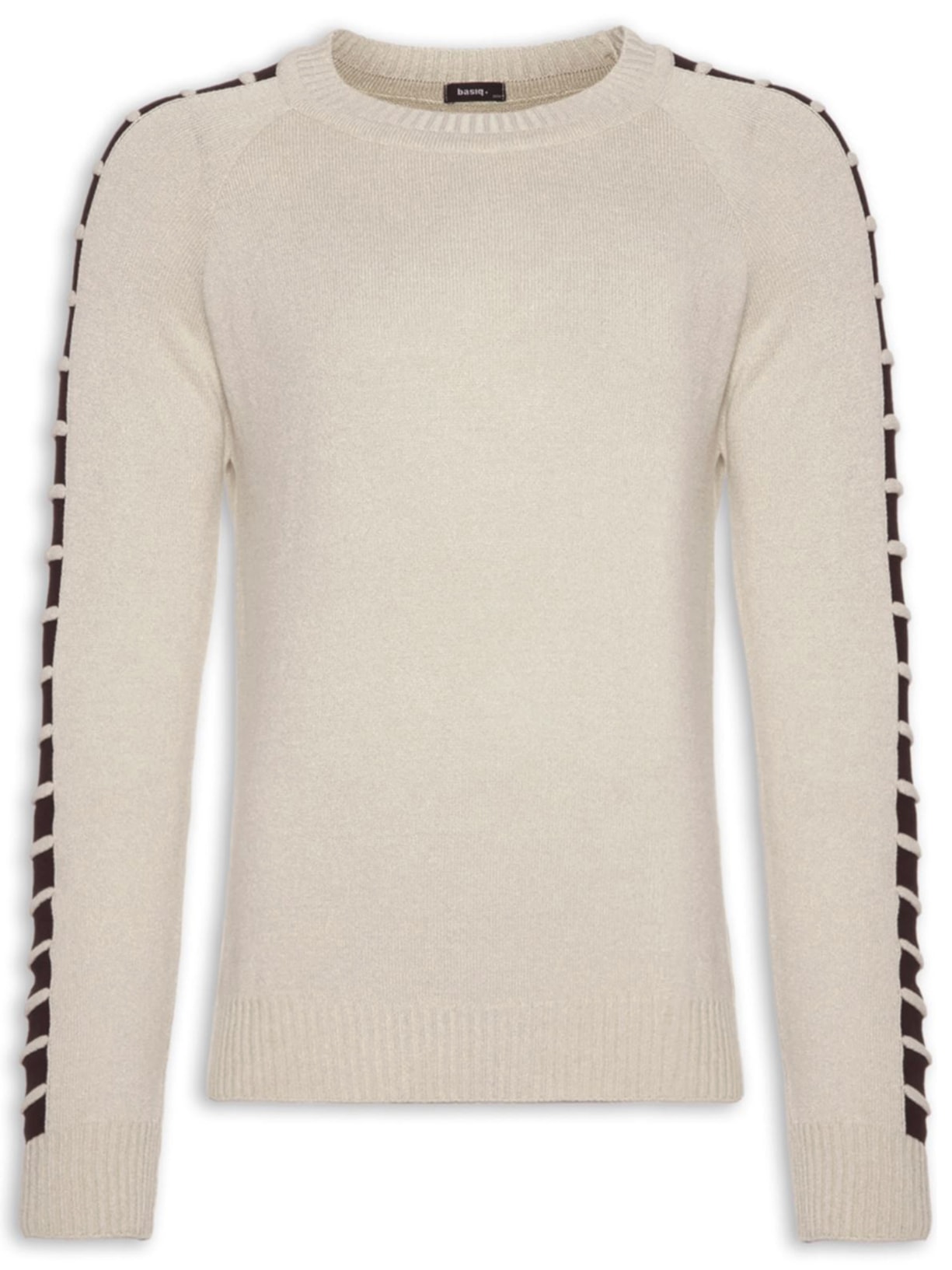 Suéter Masculino Tricot Básico Gola V - Cinza