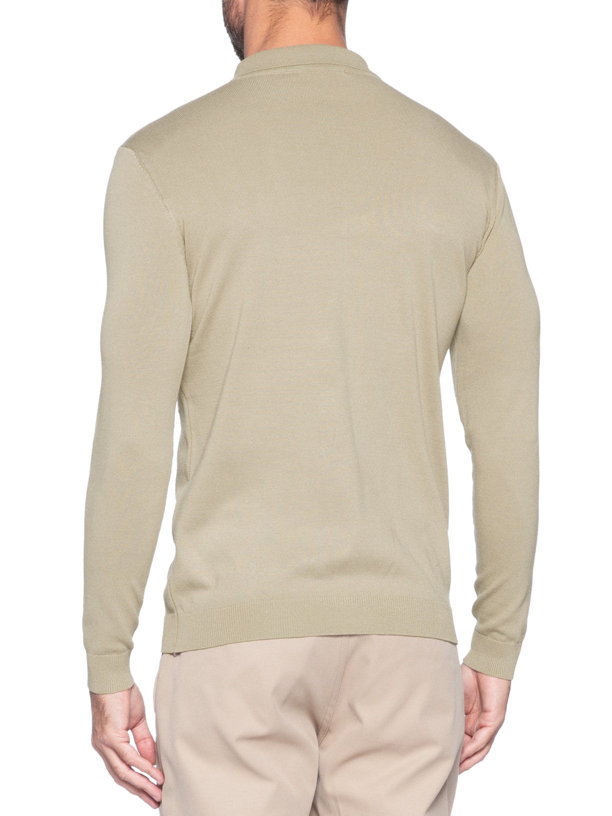Suéter Masculino Tricot Com Zíper Bege '2 Essential