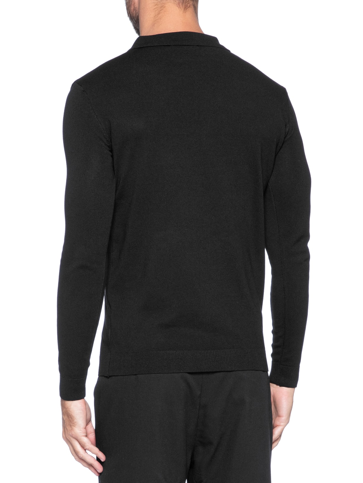 Suéter Masculino Tricot Com Zíper Preto '2 Essential