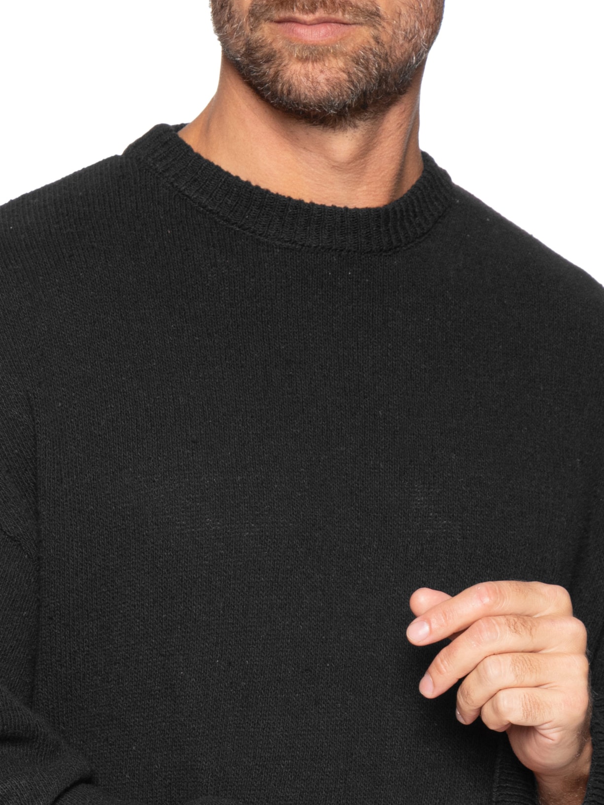 Suéter Masculino Tricot E-Fabric Preto Osklen