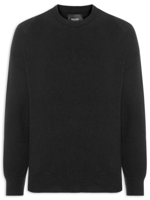 Suéter Masculino Tricot E-Fabric – Preto
