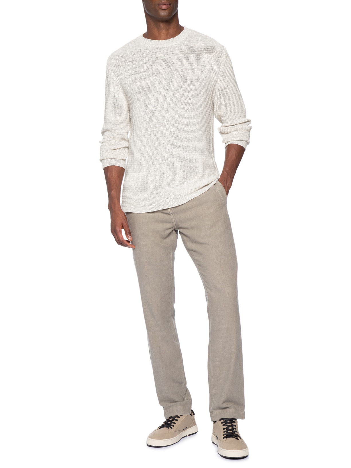Suéter Masculino Tricot Juta – Off White Osklen