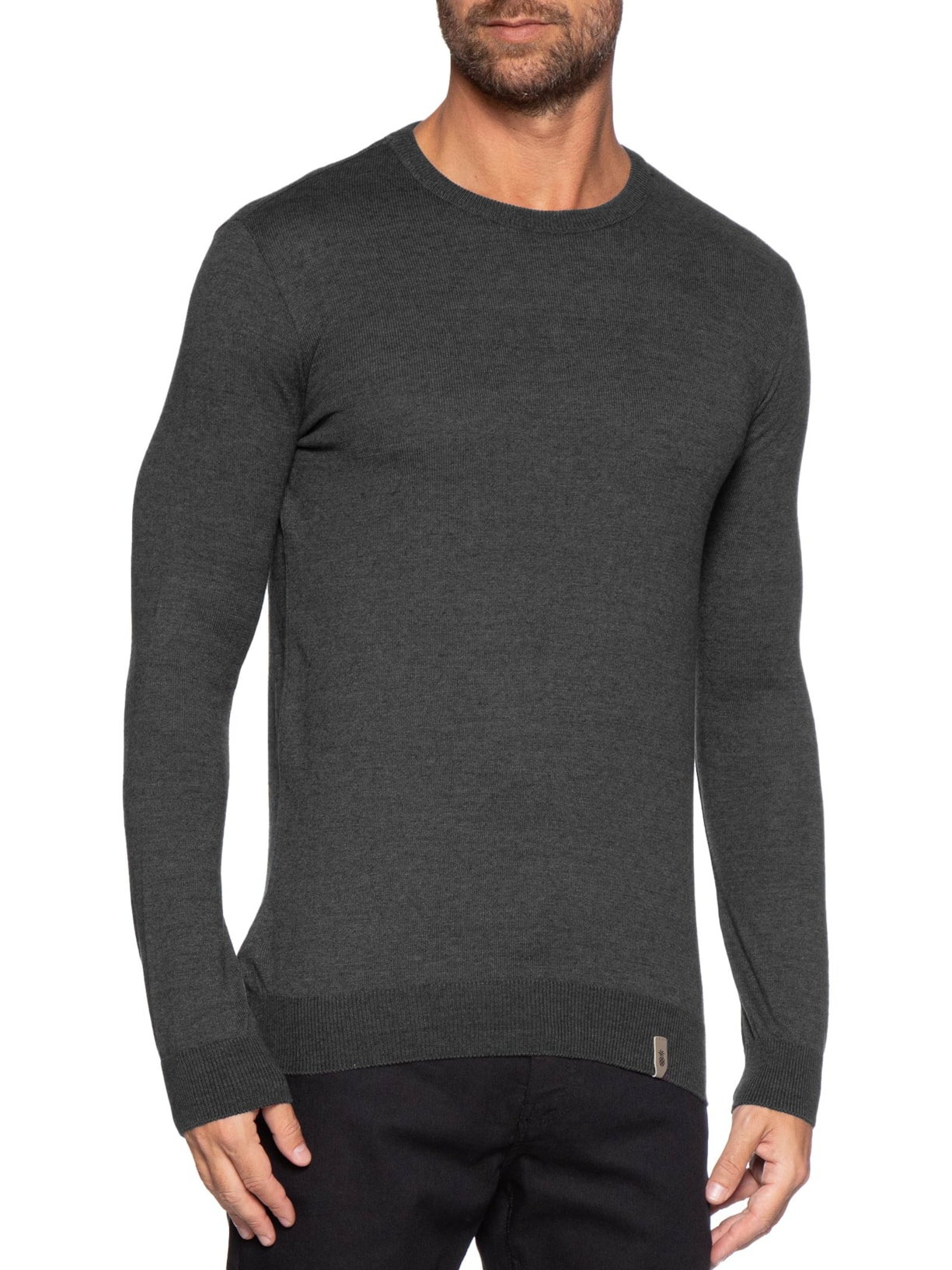Suéter Masculino Tricot Light Preto Pineapple