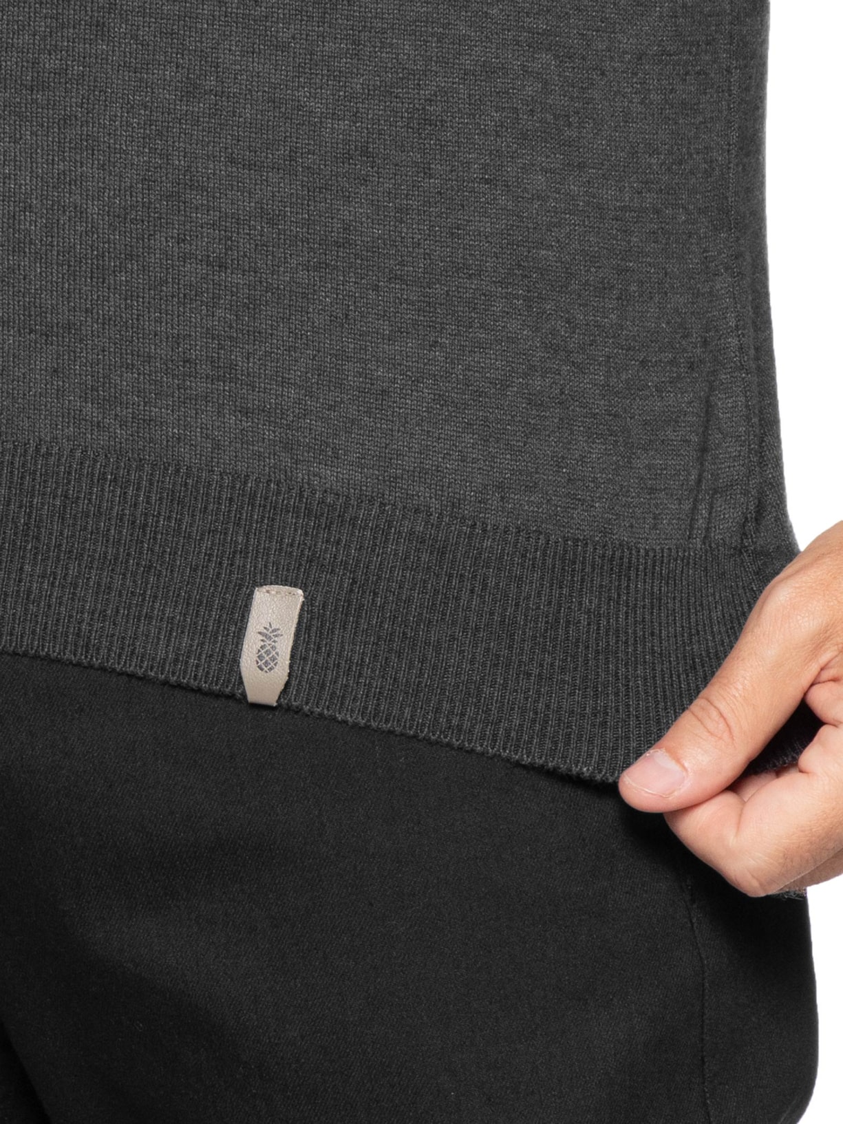 Suéter Masculino Tricot Light Preto Pineapple