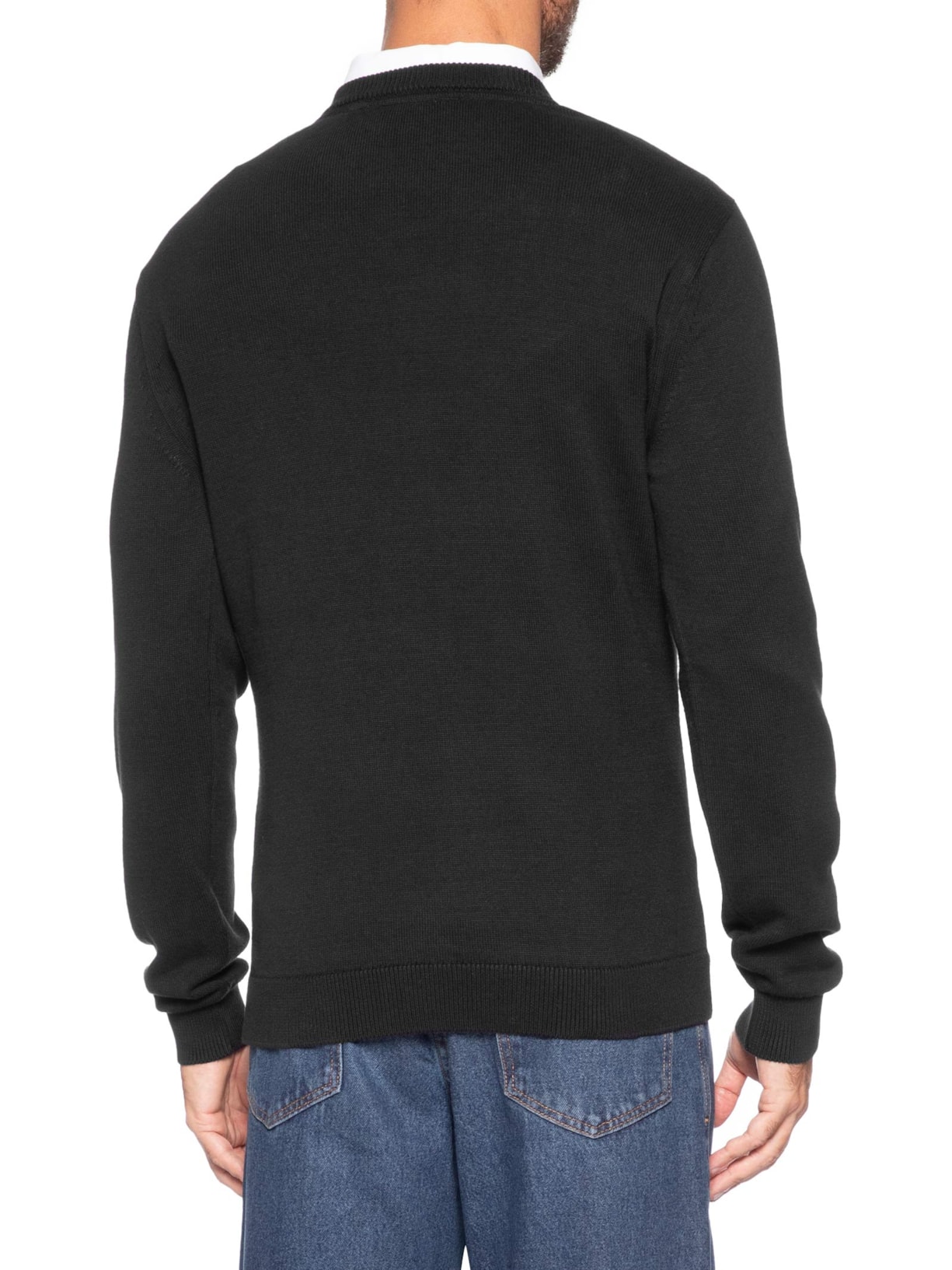 Suéter Masculino Tricot Maxi Preto Calvin Klein Jeans