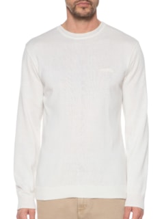Suéter Masculino Tricot New Basic - Off White by JOHN JOHN