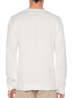 Suéter Masculino Tricot New Basic - Off White by JOHN JOHN