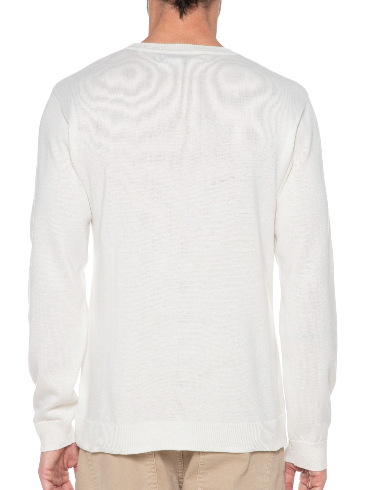 Suéter Masculino Tricot New Basic - Off White by JOHN JOHN