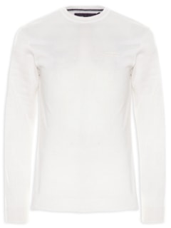 Suéter Masculino Tricot New Basic - Off White by JOHN JOHN