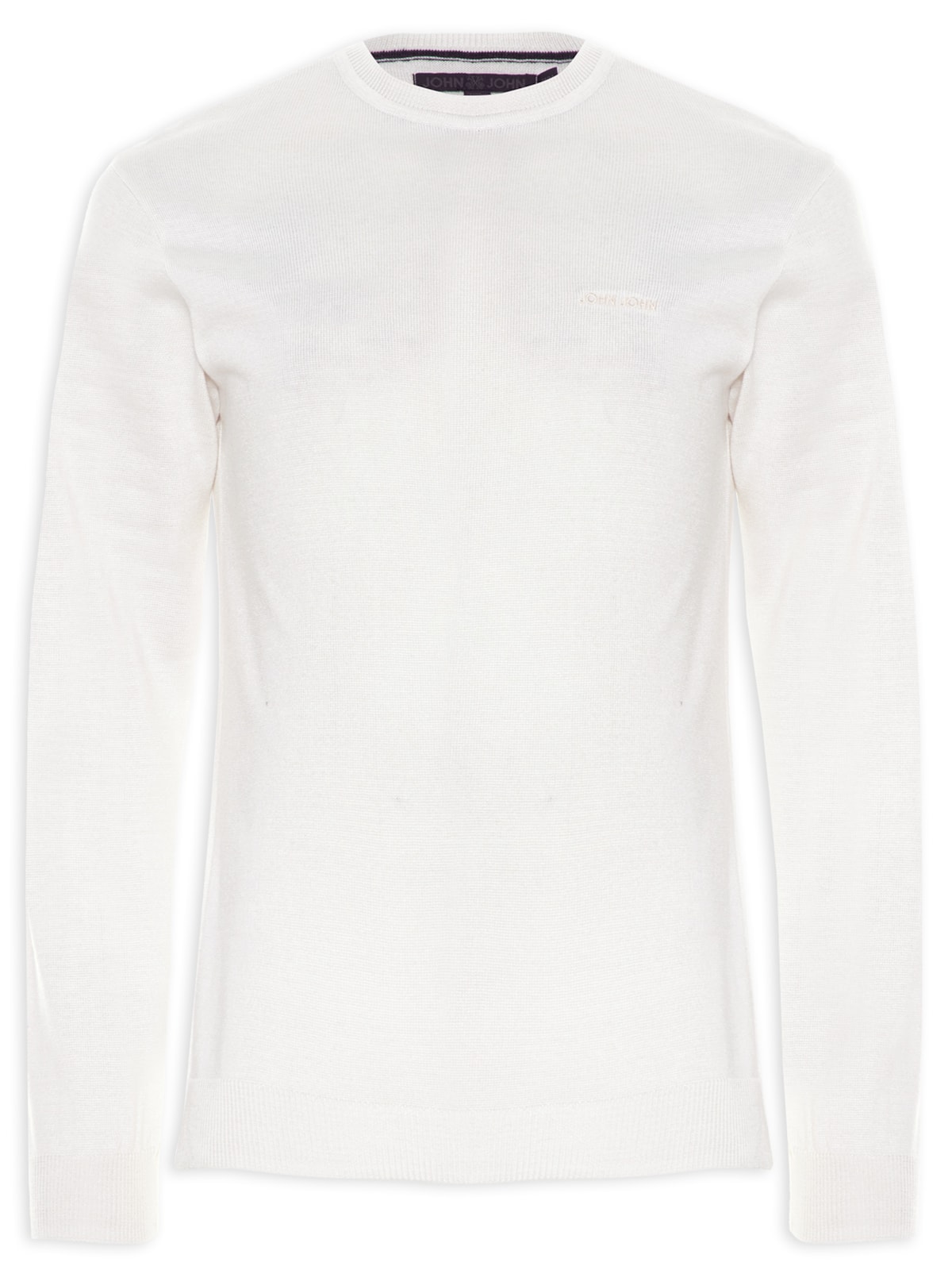 Suéter Masculino Tricot New Basic - Off White by JOHN JOHN