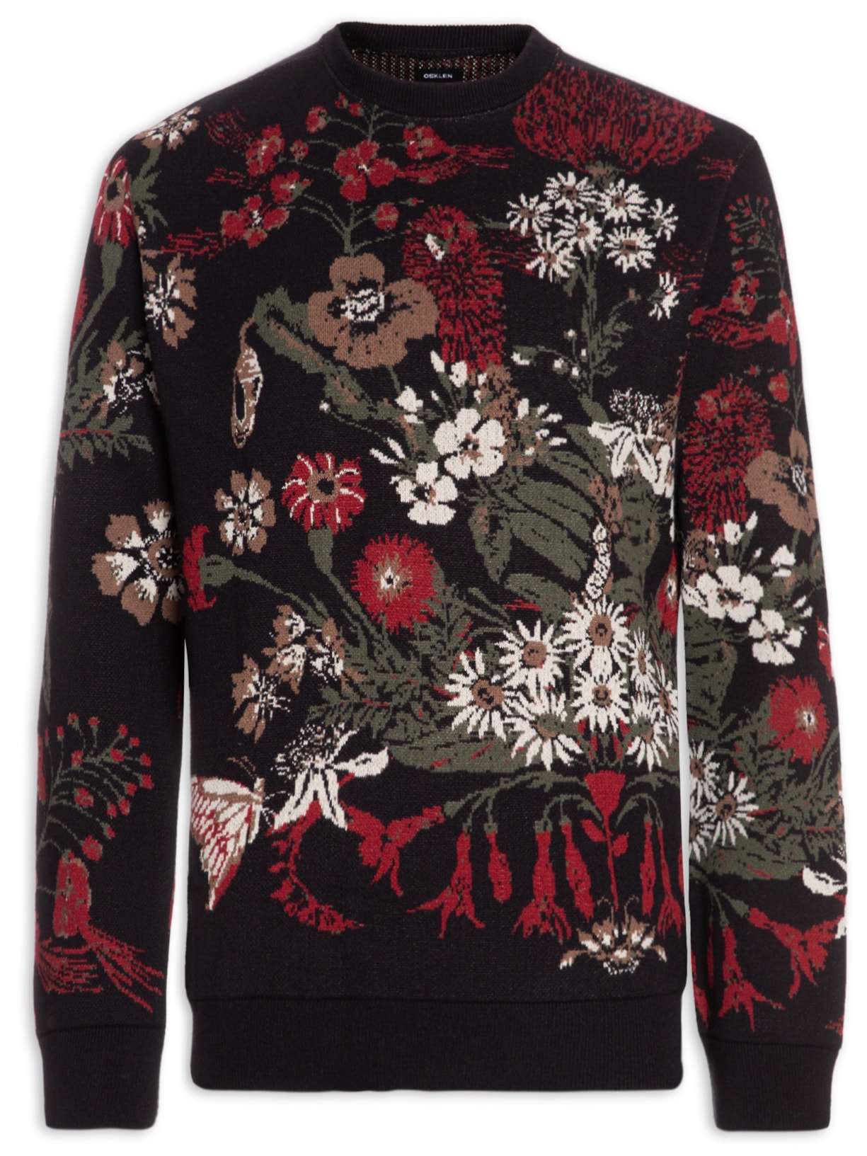 Suéter Masculino Tricot Over Ciclo - Preto