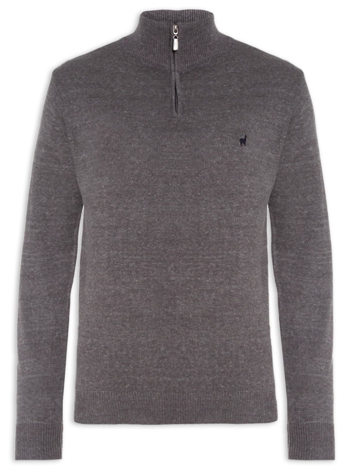 Suéter Masculino Tricot Pablo - Cinza