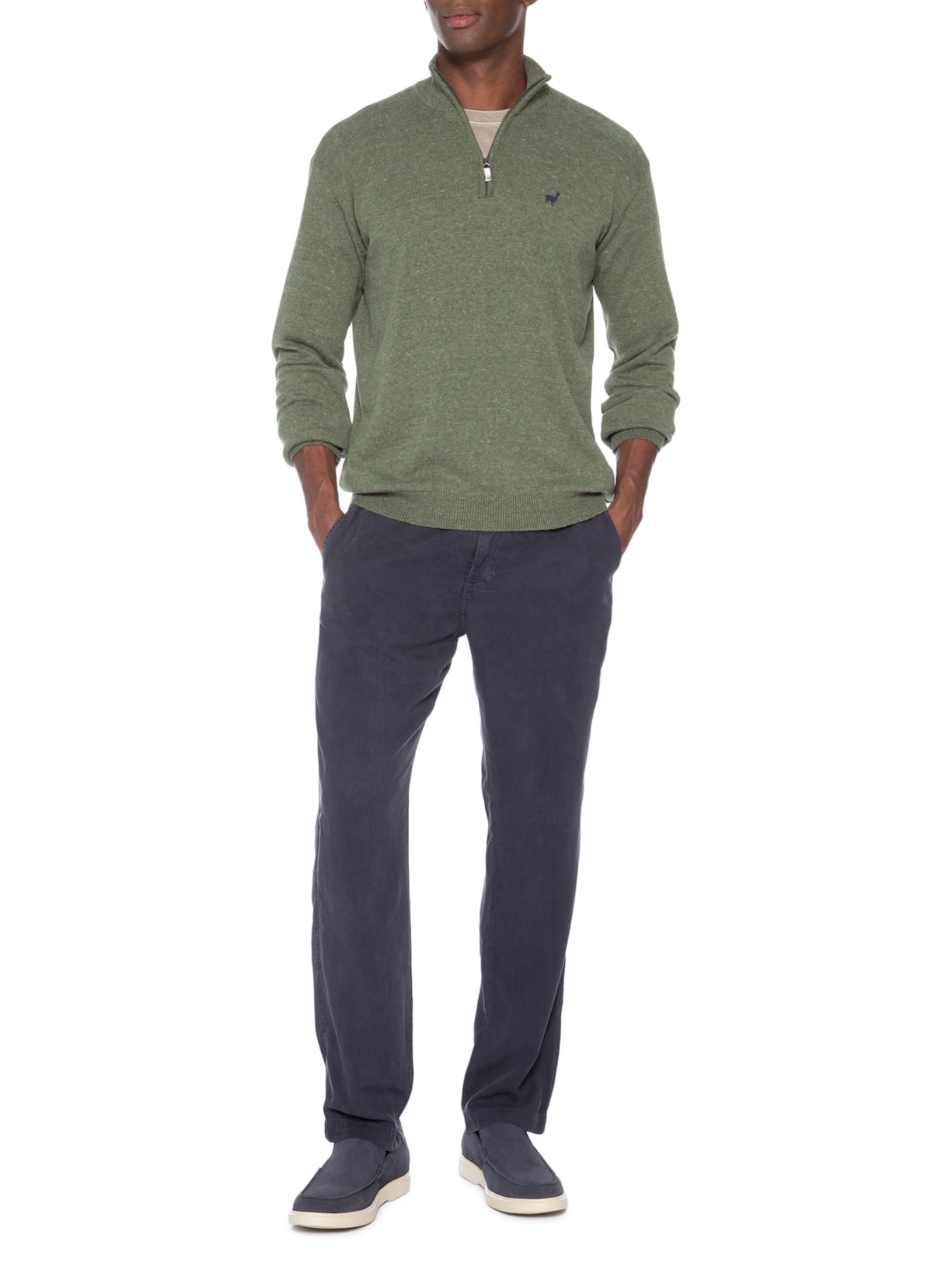 Suéter Masculino Tricot Pablo Verde Zapalla