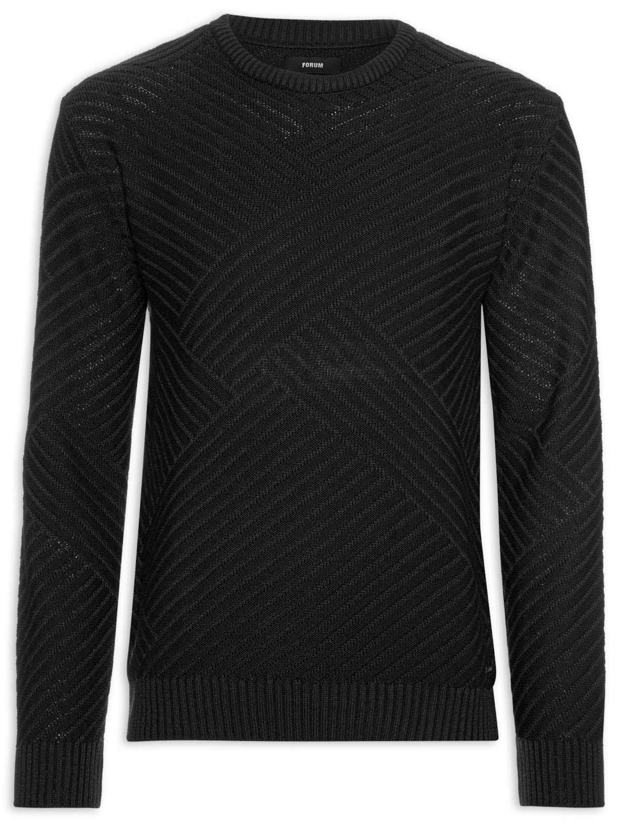 Suéter Masculino Tricot - Preto