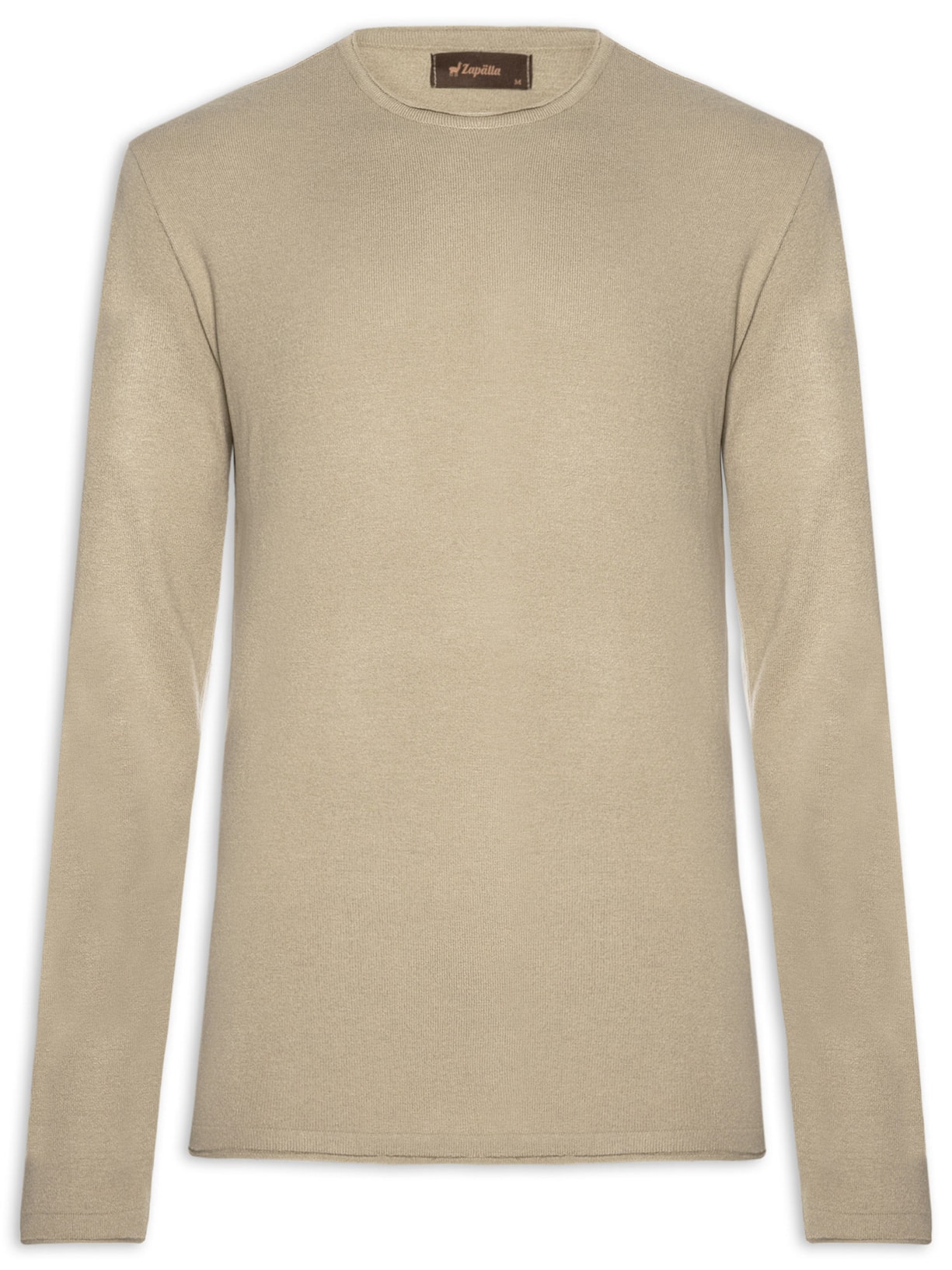 Suéter Masculino Tricot Pull Bege Zapalla