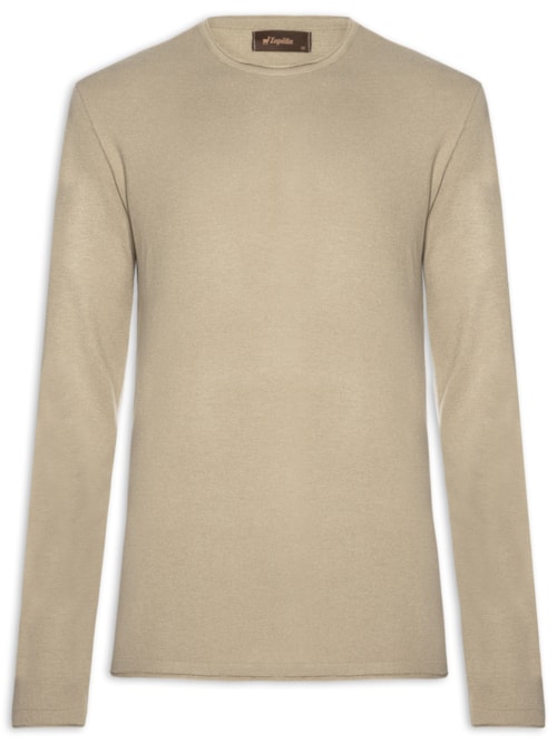 Suéter Masculino Tricot Pull - Bege