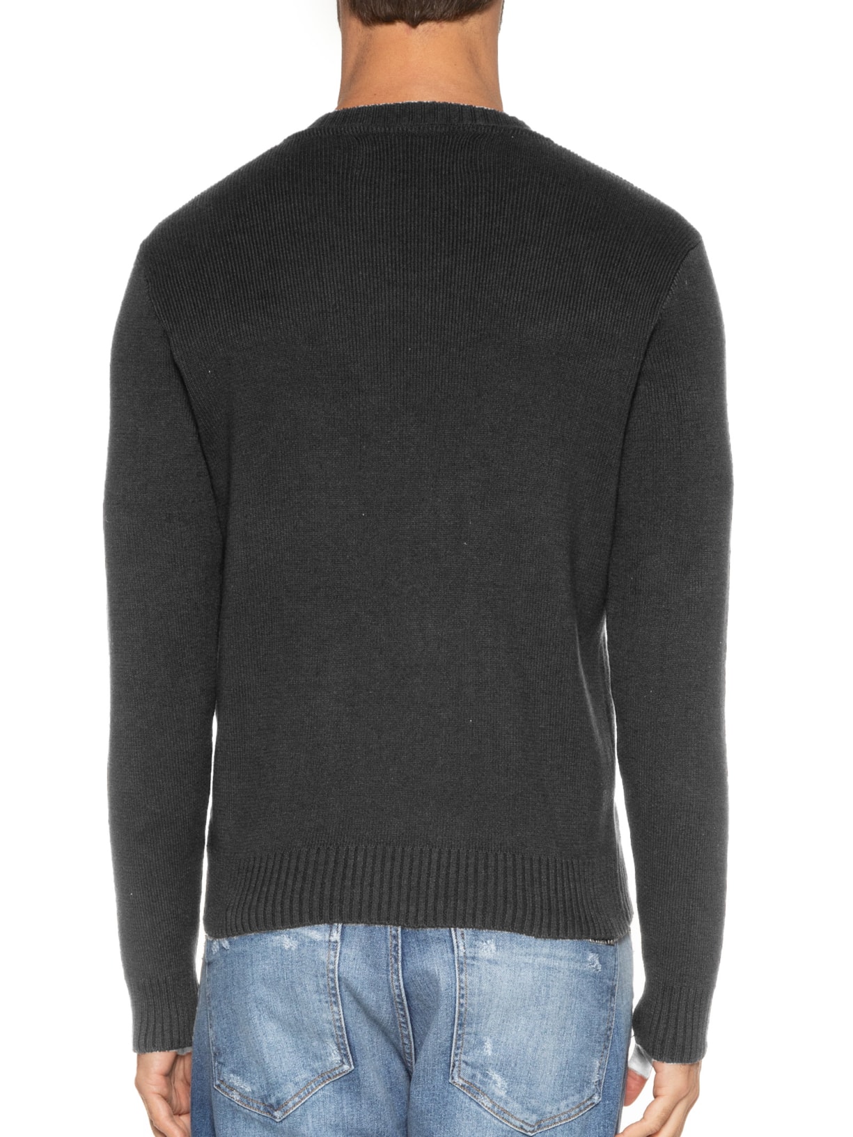 Suéter Masculino Tricot Rib Heavy Preto Ellus